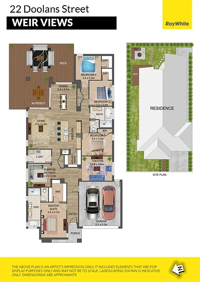 Plano ng Bahay - 22 Doolans Street, Weir Views, VIC 3338