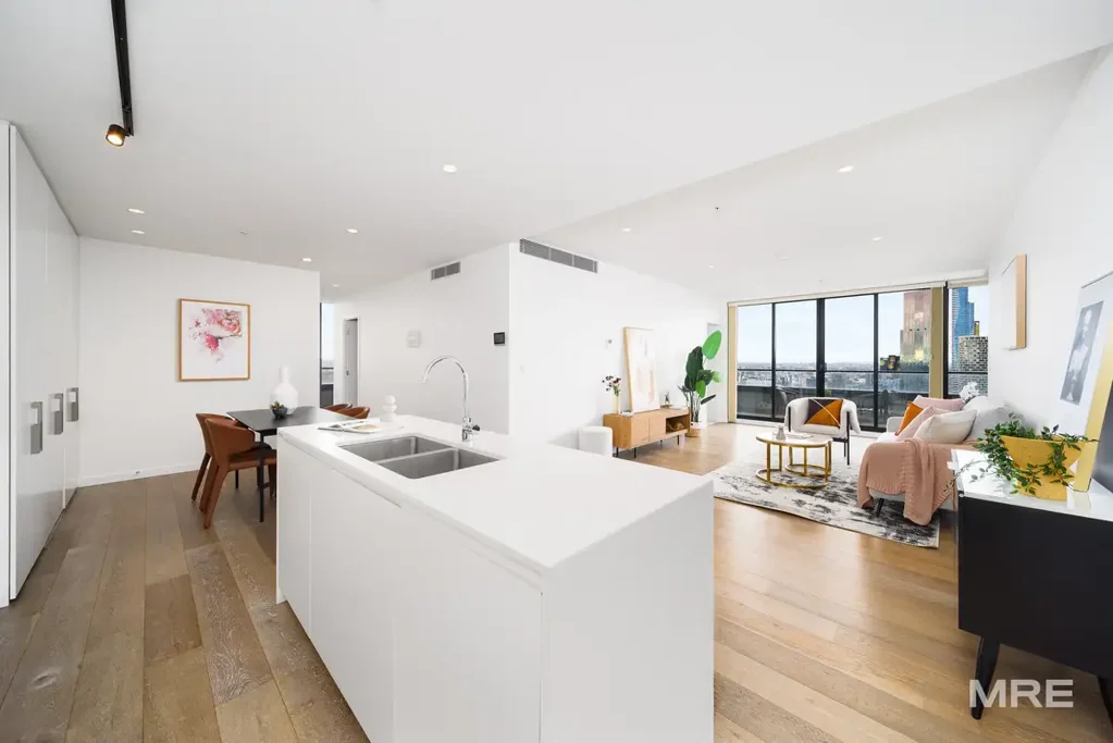 West Melbourne 3બેડરૂમ Elevated Three-Bedroom Living with Uninterrupted CBD Views