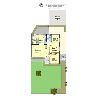 फ्लोर प्लान - 1/21 Lancaster Road, Mooroolbark, VIC 3138