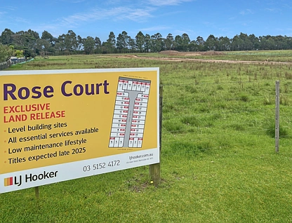 Lot 20/73 Lucknow Street (Rose Court), East Bairnsdale, Bairnsdale (North Gippsland), 0 ห้องนอน, 0 ห้องน้ำ, Section