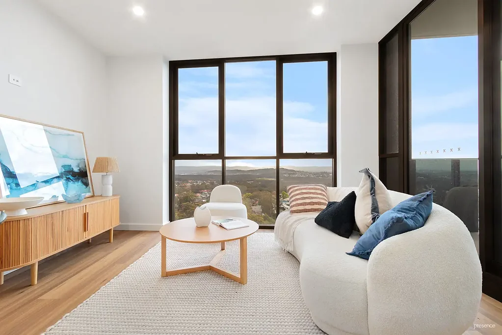 Charlestown 2Phòng ngủ Elevated 12th Floor Residence with Panoramic Outlook - Brand New!