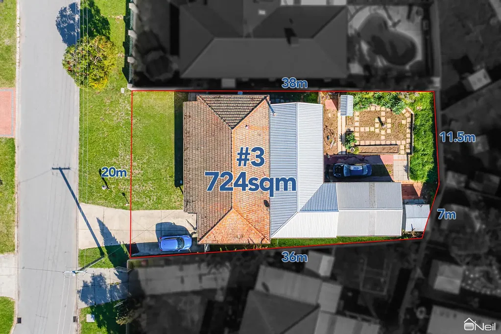 Armadale 3房  724SQM WITH LARGE WORKSHOP AND PATIO