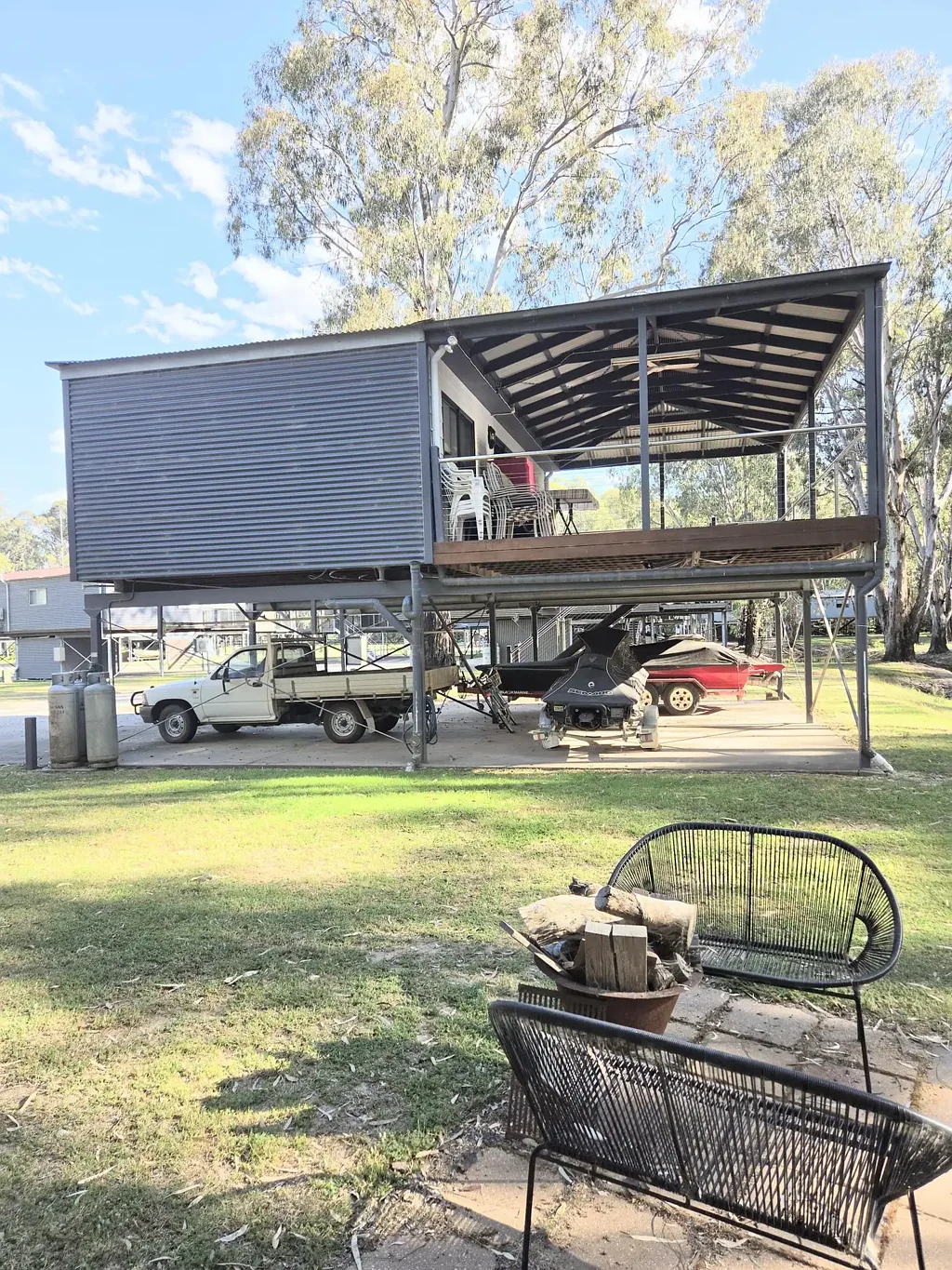 Tocumwal 2कमरा Elevated Cabin Living in Bushlands Village