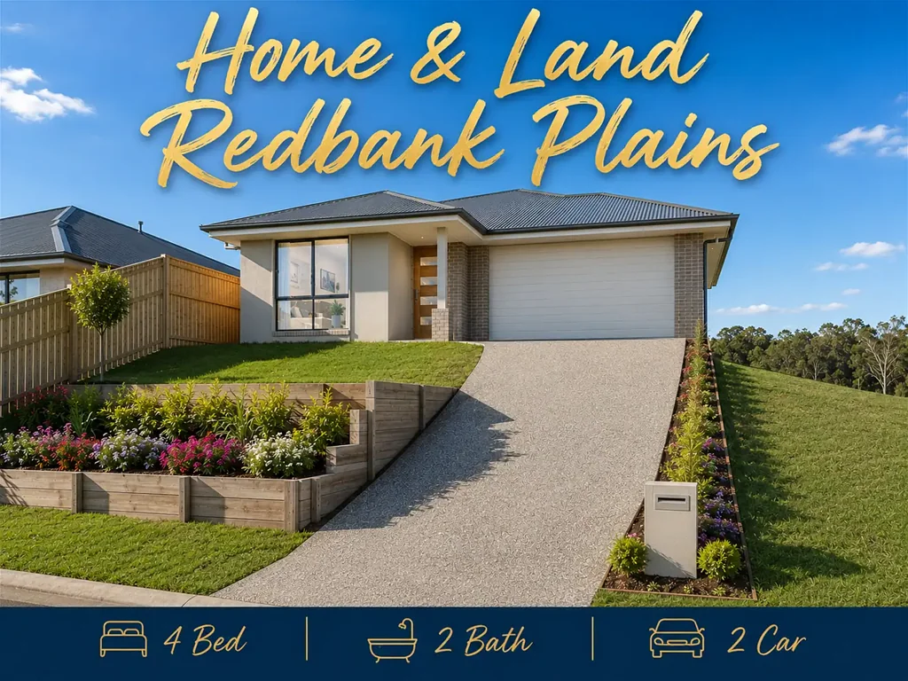 Redbank Plains 4غرفة نوم House & Land On Elevated Block With Great Views Redbank Plains