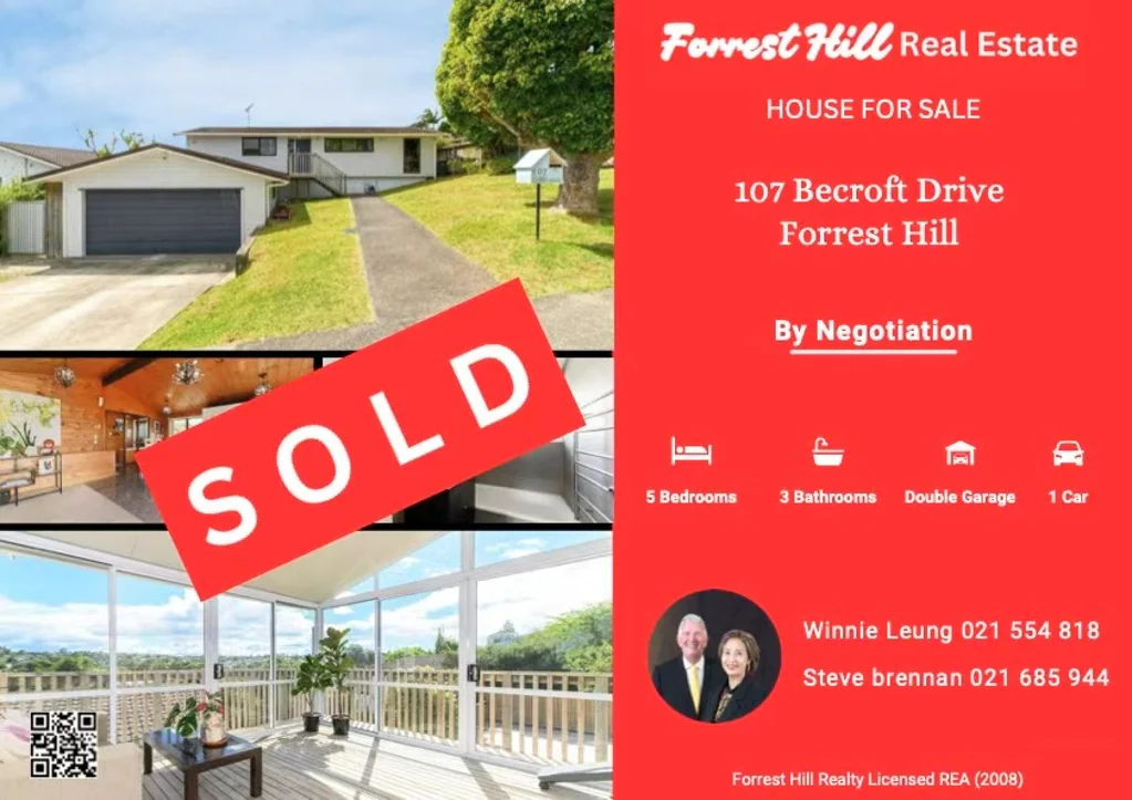 107 Becroft Drive, Forrest Hill, North Shore City, Auckland