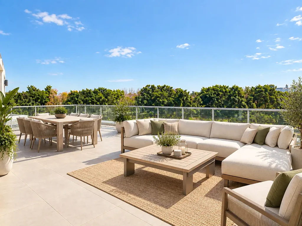 Spacious Modern Apartment with Exclusive Rooftop Terrace