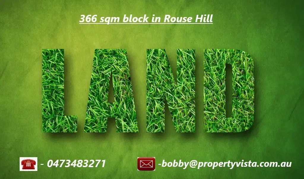 Rouse Hill 366 sqm with 14m Frontage! Perfect to build your dream home.