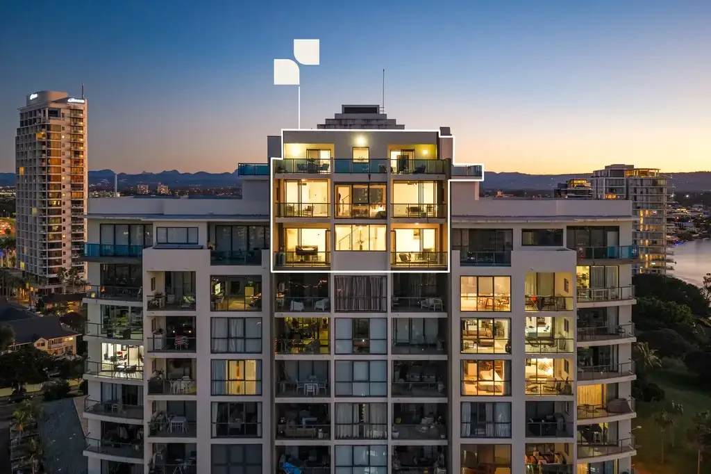 Surfers Paradise 3房  Three Horizons. Three Levels. 333m2 with Your Own Private Rooftop.