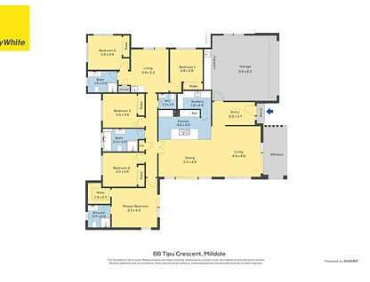 66 Tipu Crescent, Milldale, Rodney, Auckland, 5房, 3浴, 独立屋