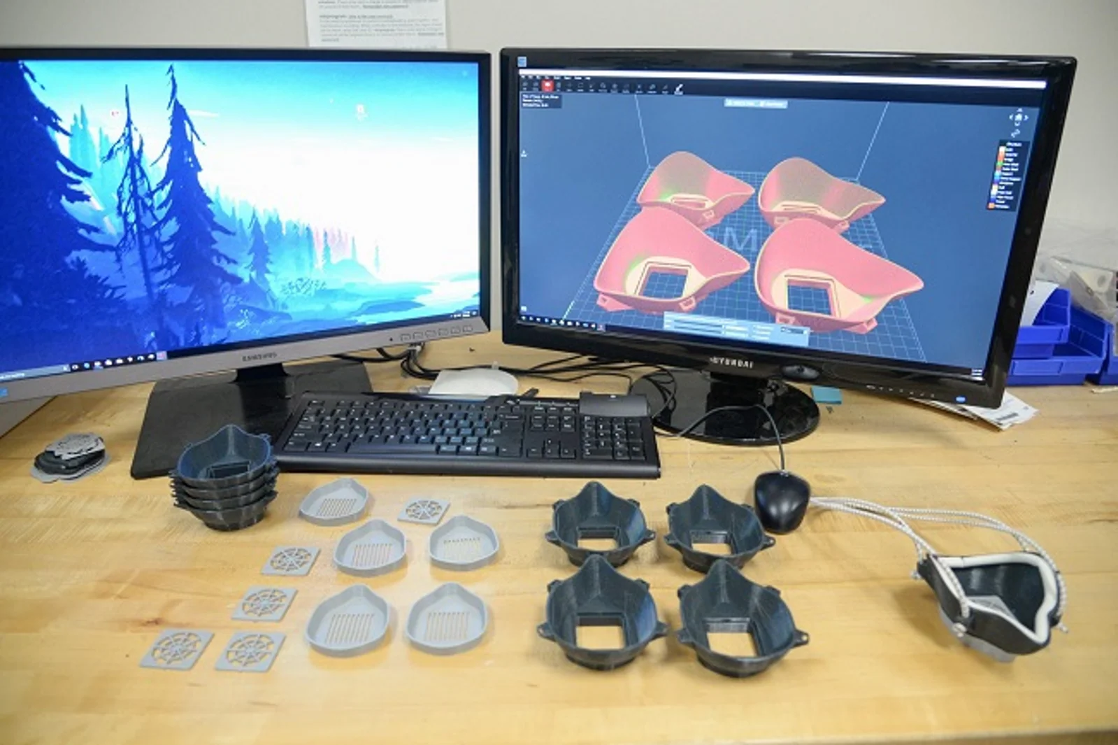 美军F-35部队用3D打印自制N95口罩 45小时造了4个
