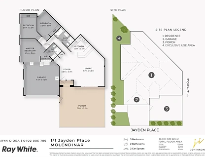 1/1 Jayden Place, Molendinar, QLD 4214, 3房, 2浴, Apartment