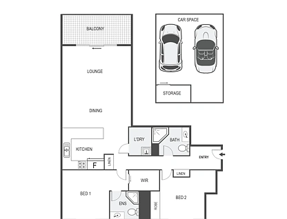 50C/21 Beissel Street, Belconnen, Belconnen District, 2 Kuwarto, 2 Banyo, Apartment