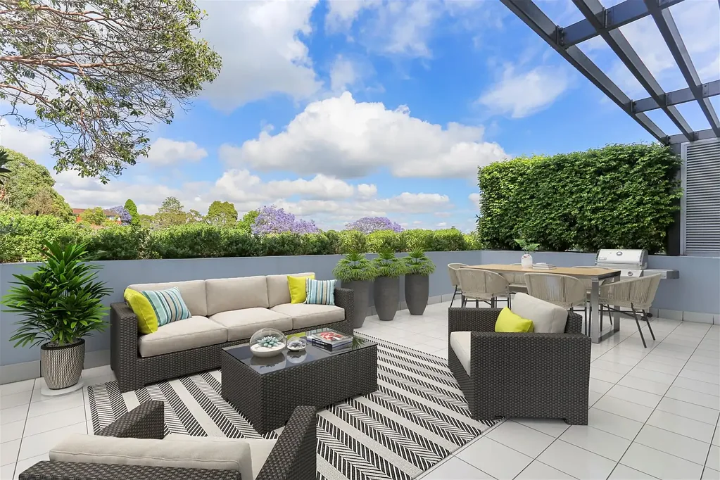 Drummoyne 2침실 Chic Apartment with Very Large Entertainer's Terrace