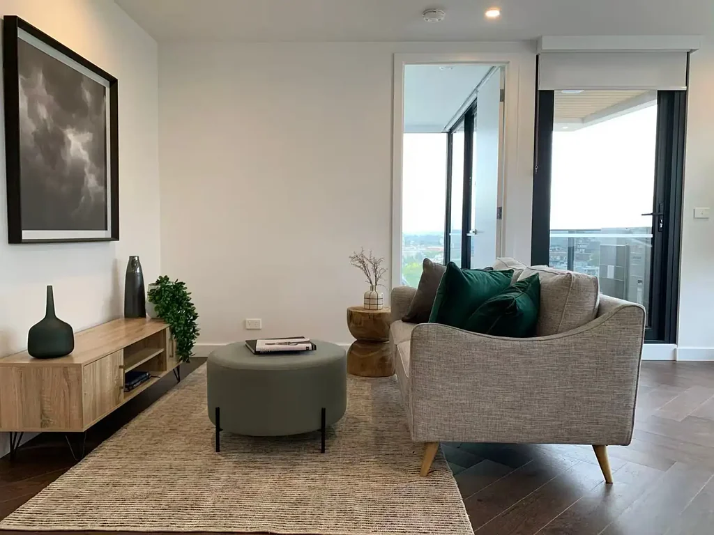 West Melbourne 3部屋 Exceptional 3-Bedroom Apartment at Melbourne's Flagstaff Green