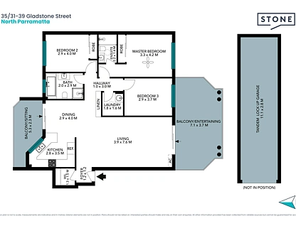 35/31-39 Gladstone Street, North Parramatta, Parramatta (Northwest suburbs), 3 habitaciones, 2 baños, Apartment