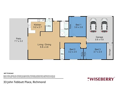 33 John Tebbutt Place, Richmond, NSW 2753, 3房, 1浴, Unspecified