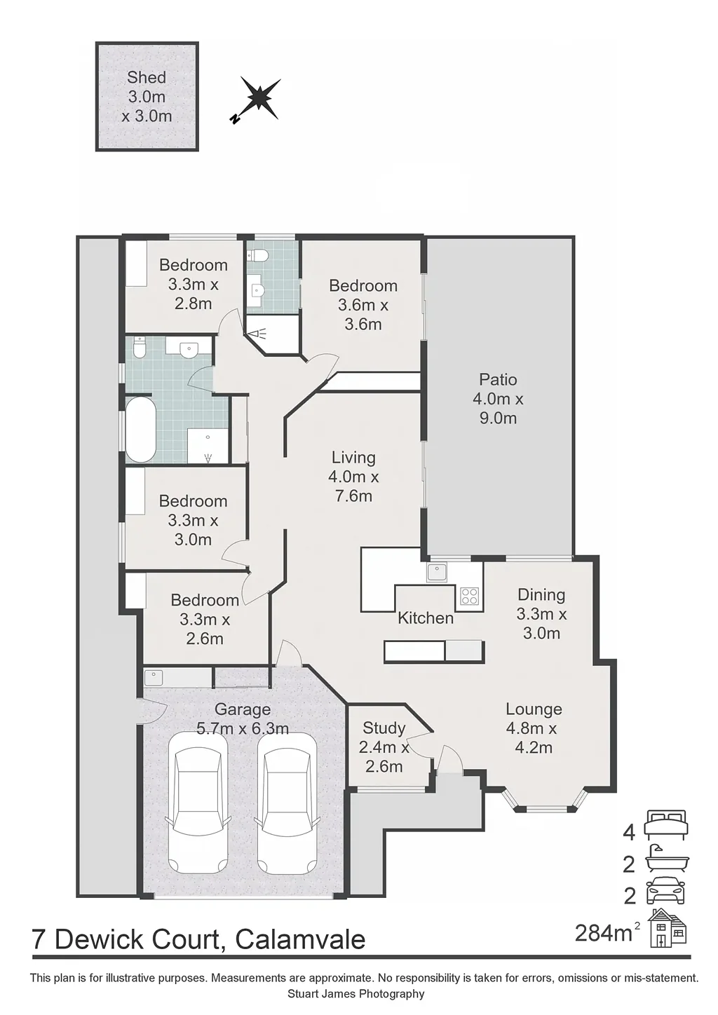 Calamvale 4ਬੈੱਡਰੂਮ Fully Renovated Family Oasis in a Premium Location!