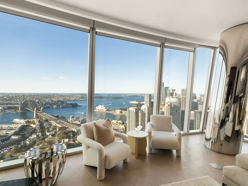 Barangaroo 3غرفة نوم Magnificent Apartment of World-Class Design in the Illustrious Crown Residences