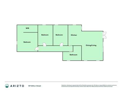 139 Milton Street, Somerfield, Canterbury, 3房, 1浴, 独立屋