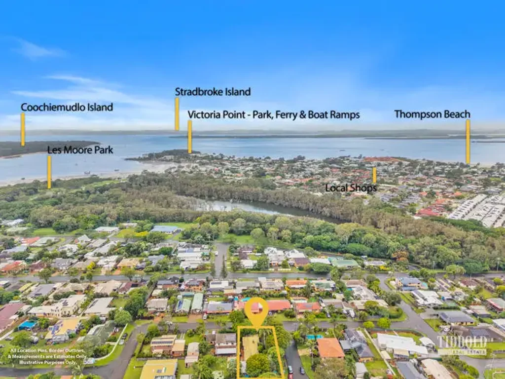 Victoria Point 4房 街角地块805m² 宁静死胡同 海滨位置近 潜力无限 四卧主卧衣帽间 原始软木地板 步行滨水区 Bayside Opportunity On 805mÂ²!