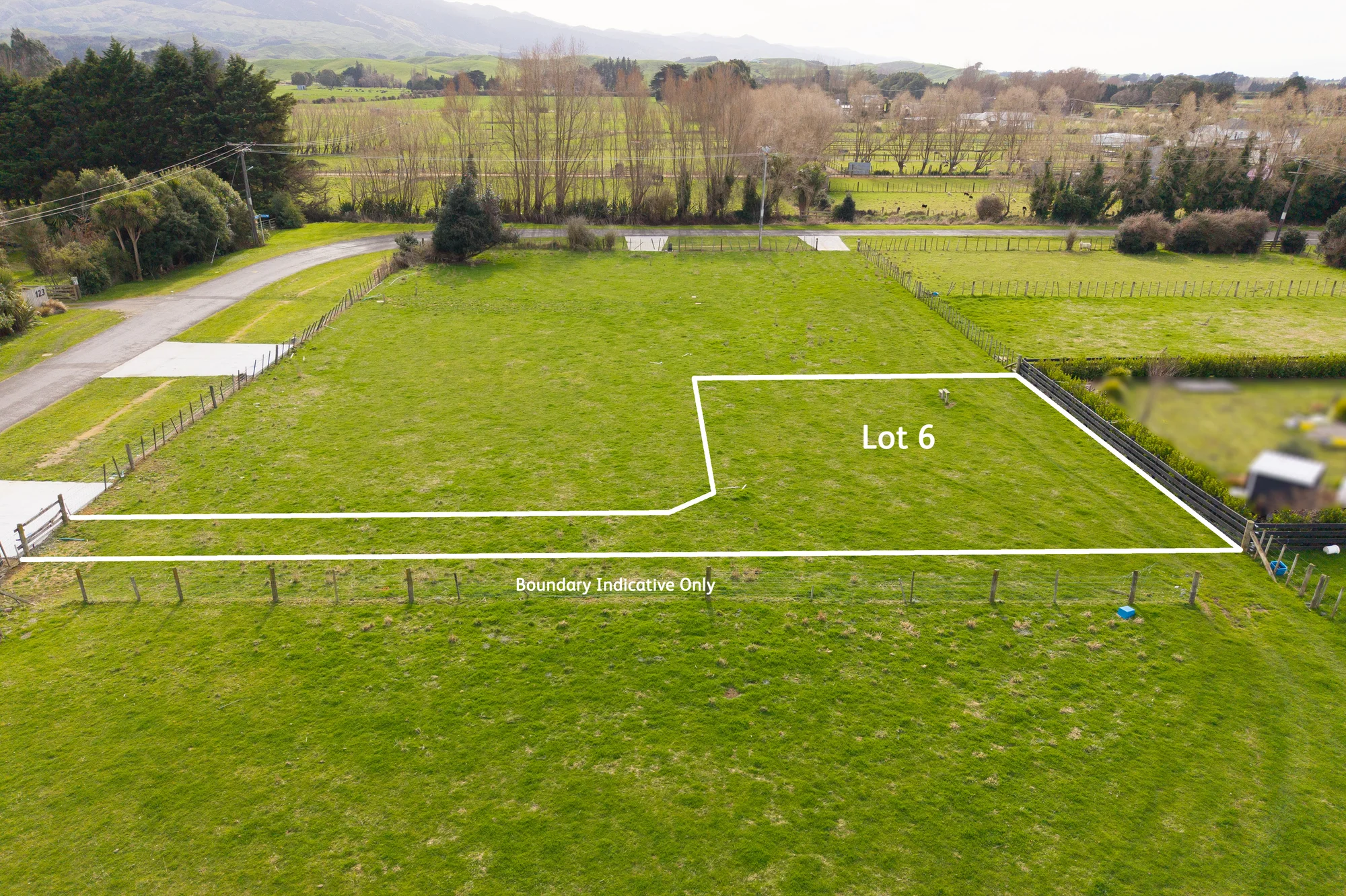 Woodville  Fully serviced section with driveway