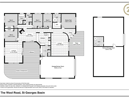 340 The Wool Road, St Georges Basin, South Coast, 5 Schlafzimmer, 4 Badezimmer, Lifestyle Section