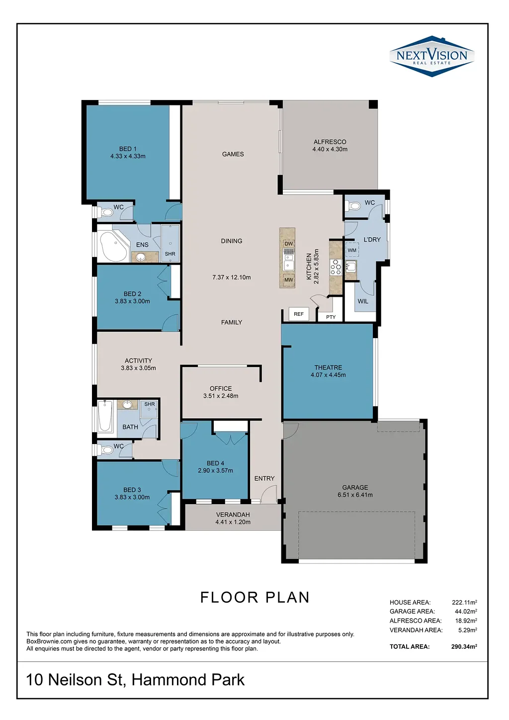 Hammond Park 4침실 Grand Family Living with Exceptional Space, Style & Comfort - MORE PHOTOS COMING SOON !