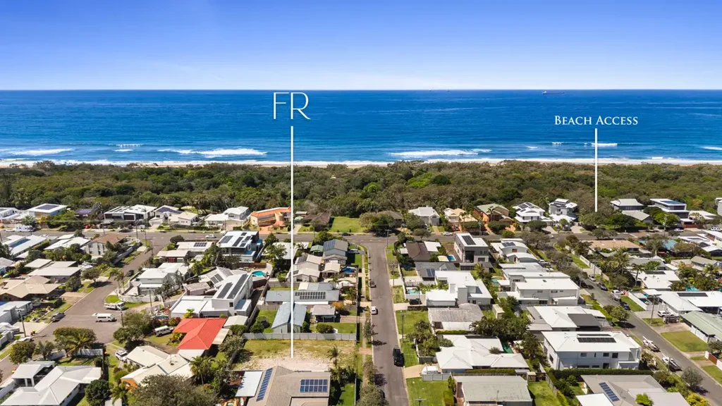Warana Approved Duplex Site, Five Rooftops from the Beach