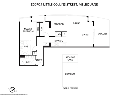 3007/27 Little Collins Street, Melbourne, Melbourne CBD, 2 침실, 2 욕실, Apartment