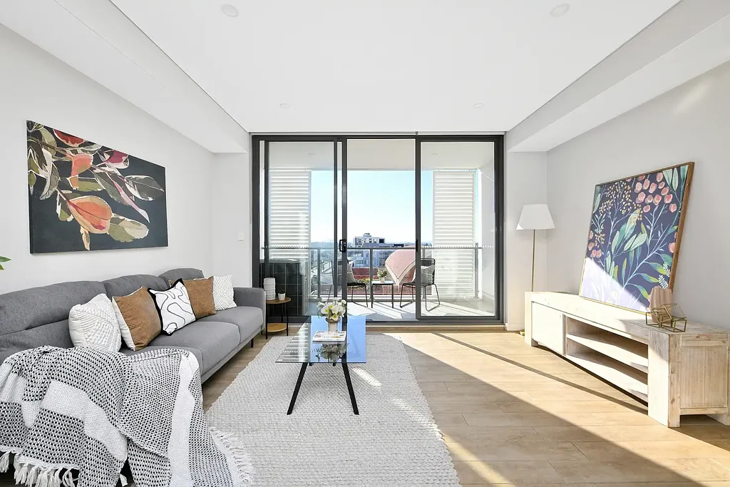 Campsie 2Habitaciones Stylish Fifth-Floor Apartment with Panoramic City Outlook