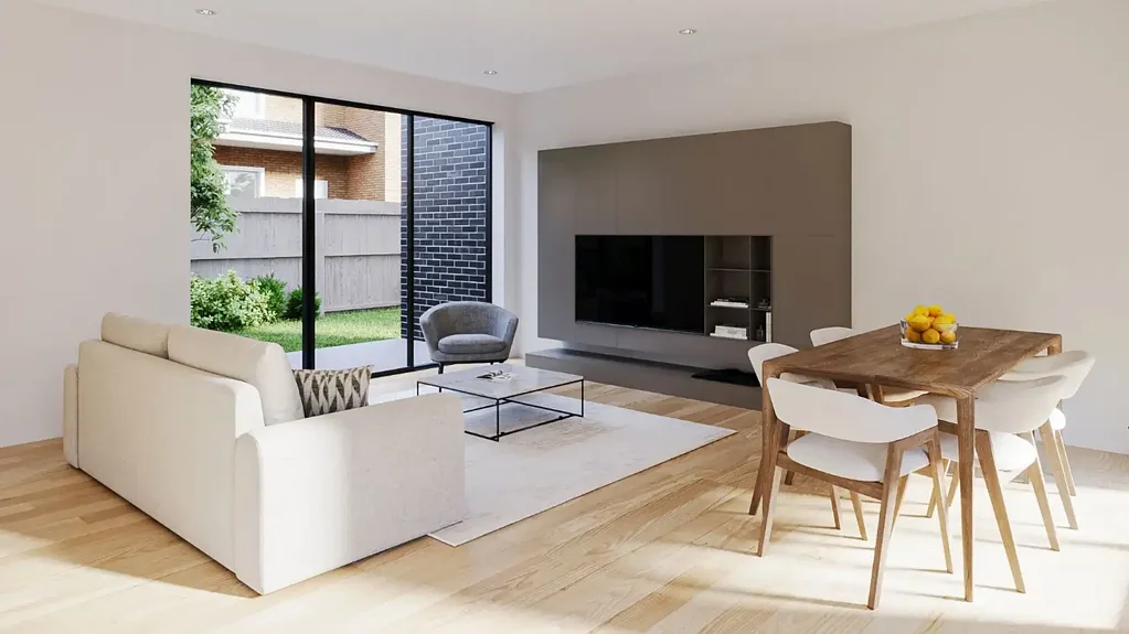 Noble Park 3房 智能设计 开敞布局 现代厨房 私密庭院 安保车位 便利交通 Effortless Living in a Convenient Location