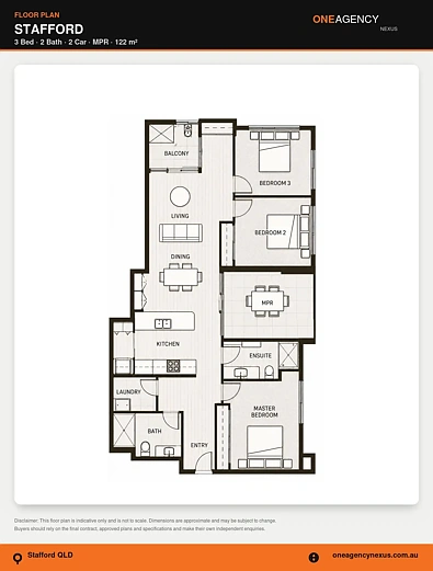 Plano ng Bahay - Address Withheld, Stafford, QLD 4053