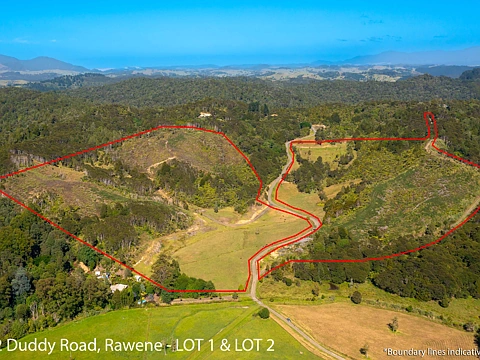 Hokianga Surrounds  SERENE OUTLOOK - RAWENE - 2 LOTS