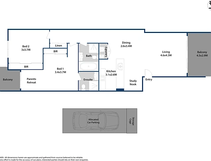 86/13-19 Pastoral Circuit, Pemulwuy, Parramatta (Northwest suburbs), 2房, 2浴, Apartment