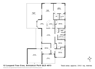 12 Leopard Tree Crescent, Sinnamon Park, QLD 4073, 5 Bedrooms, 2 Bathrooms, House