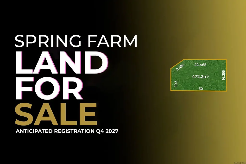 Spring Farm Exclusive Land Opportunity in Spring Farm - Registration anticipated Q4 2027