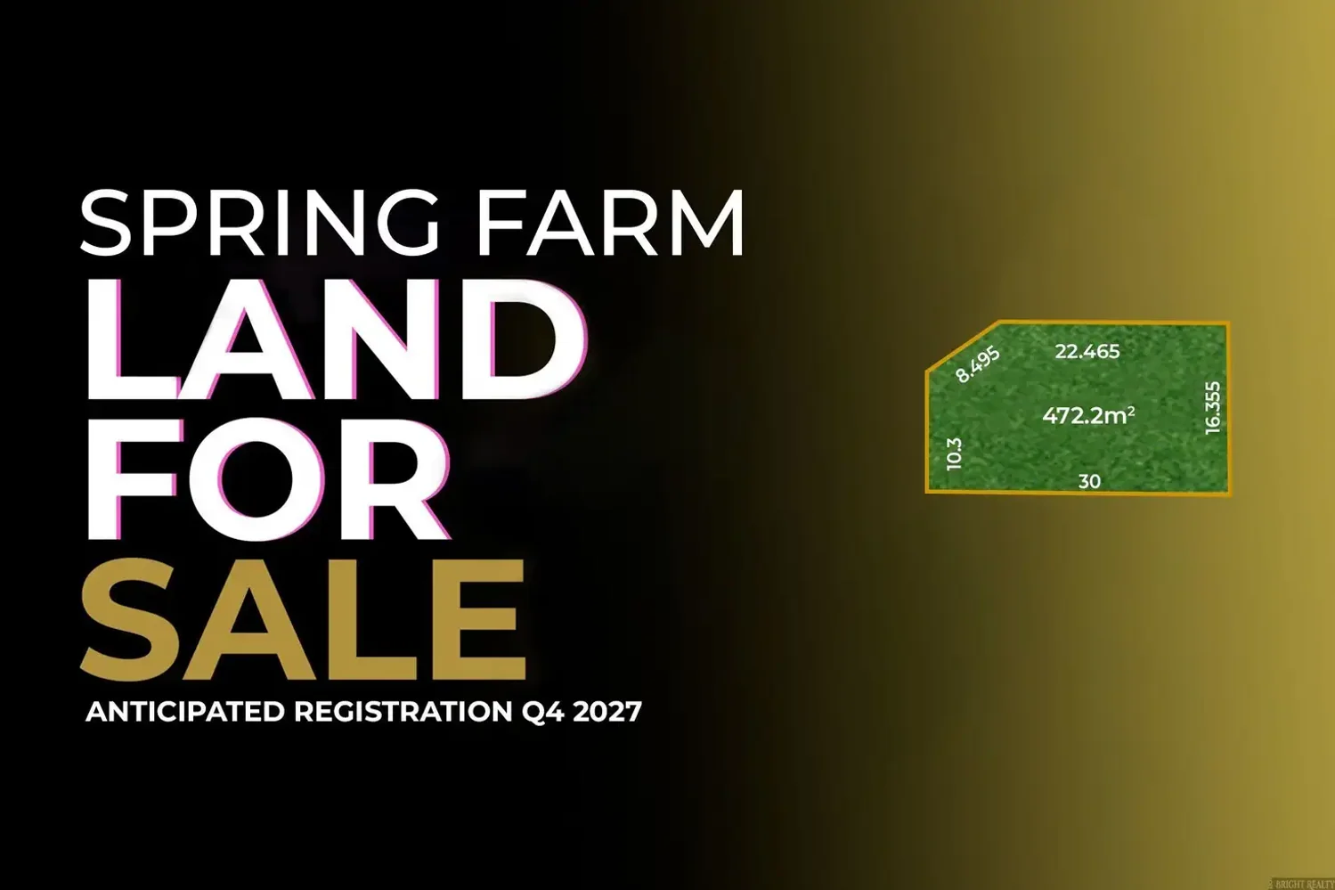 Address Withheld, Spring Farm, NSW 2570, 0 chambres, 0 salles de bain, Section