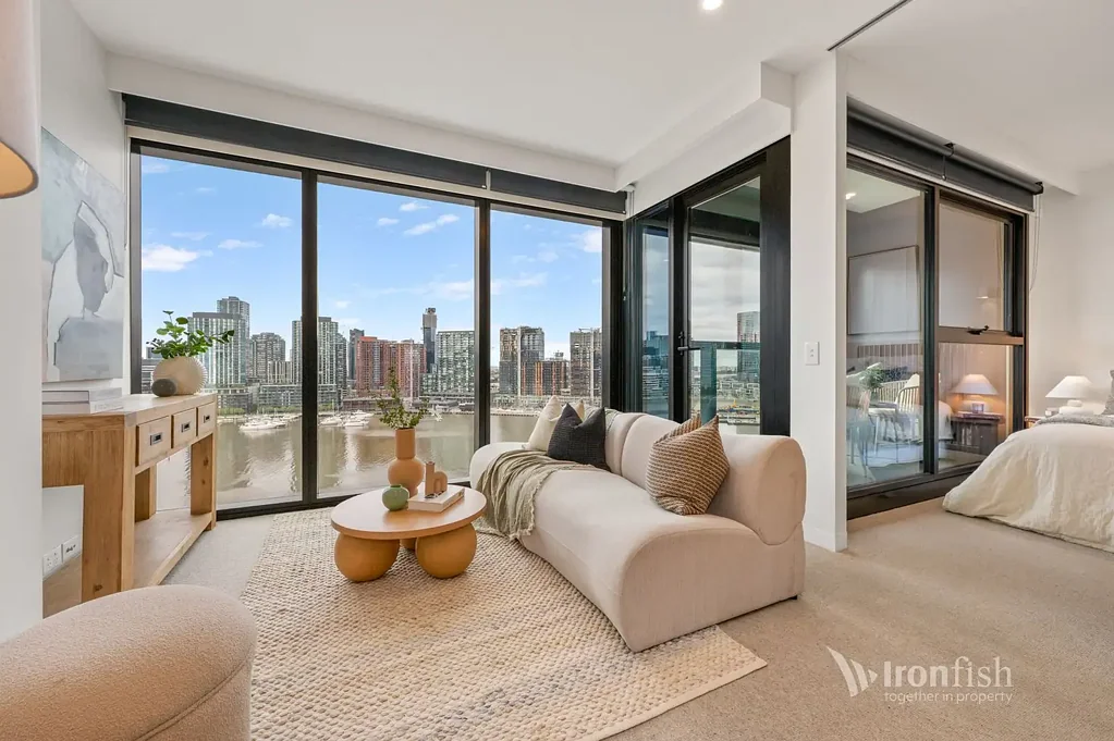 Docklands 1房 醒来即可欣赏 Docklands 中心迷人的海港景色！ Wake Up to Stunning Harbour Views in the Heart of Docklands!