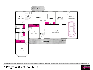 5 Progress Street, Goulburn, NSW 2580, 3房, 1浴, House