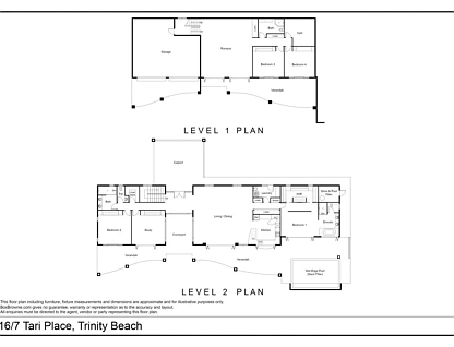 16/7 Tari Place, Trinity Beach, Cairns, 5部屋, 3バスルーム, House
