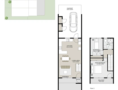 3/40 Valley Street, North Mackay, Mackay, 2 कमरे, 1 बाथरूम, Unit