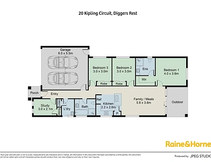 20 Kipling Circuit, Diggers Rest, VIC 3427, 4 habitaciones, 2 baños, House