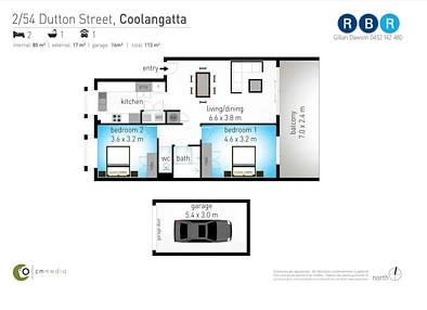 2/54 Dutton Street, Coolangatta, QLD 4225, 2 Bedrooms, 1 Bathrooms, Unit