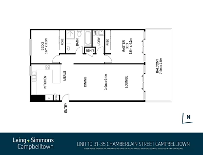 10/31-35 Chamberlain Street, Campbelltown, Macarthur Region, 2 rūma, 1 rūma horoi, Apartment