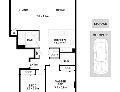 93/141 Bowden Street, Meadowbank, Upper North Shore, 2 habitaciones, 2 baños, Apartment