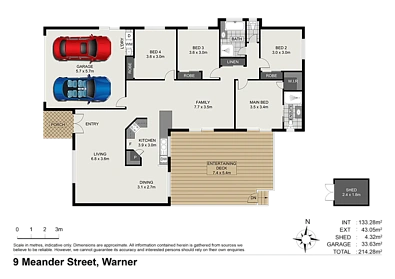 9 Meander Street, Warner, QLD 4500, 4 Bedrooms, 2 Bathrooms, House