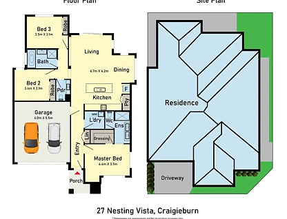 27 Nesting Vista, Craigieburn, VIC 3064, 3房, 2浴, House