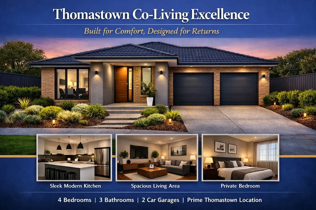 Thomastown 4ห้องนอน Thomastown Co‑Living Excellence — Built for Comfort, Designed for Returns