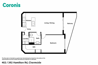 402/392 Hamilton Road, Chermside, QLD 4032, 1房, 1浴, Unit