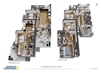 35A Hargest Terrace, Mt Albert, Auckland City, 2 Bedrooms, 2 Bathrooms, Townhouse